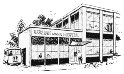 Drawing of Oxbridge Hospital